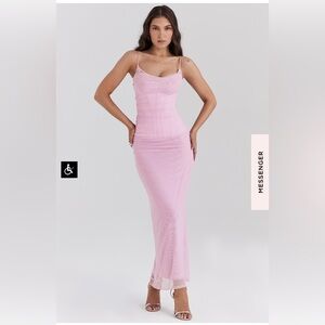 NWT House of CB Nalini Dress in Cotton Candy